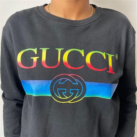 gucci vintage sweatshirts|gucci crew neck sweatshirt.